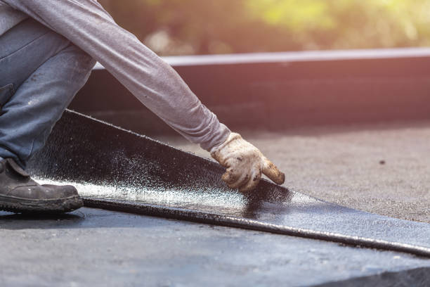 Professional Basement Waterproofing technician working in Oceanport, NJ